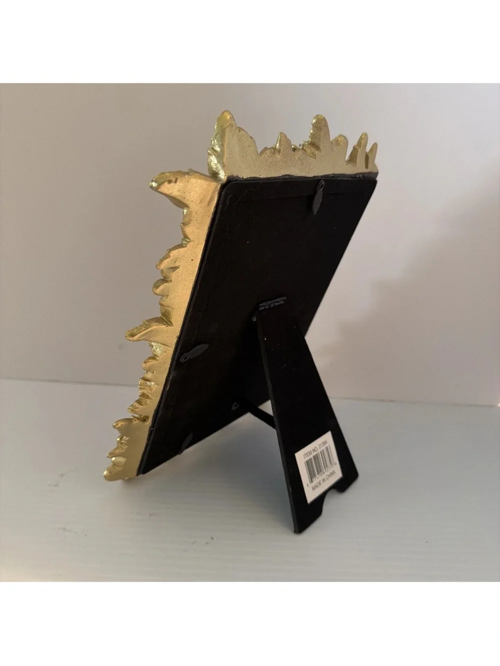 Bloom Gold Metallic Photo Frame Butterflies 5X7 Vertical Tabletop New